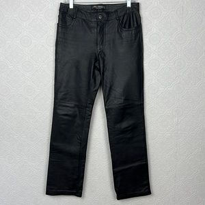 Vintage Periscope Genuine Leather Pants Black Biker Bikercore Motorcycle Bike